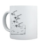 Geese Pen and Ink 11oz Mug by NANCE